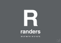 plakat: byplakat randers med koordinater - graphic charcoal-Byer-A1two3