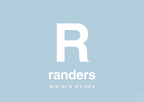 plakat: byplakat randers med koordinater - heavenly blue-Byer-A1two3