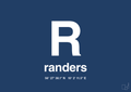 plakat: byplakat randers med koordinater - lapis blue-Byer-A1two3