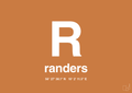 plakat: byplakat randers med koordinater - rumba orange-Byer-A1two3