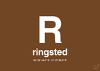 plakat: byplakat ringsted med koordinater - dark brown-Byer-A1two3