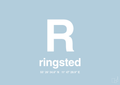 plakat: byplakat ringsted med koordinater - heavenly blue-Byer-A1two3
