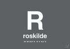 plakat: byplakat roskilde med koordinater - graphic charcoal-Byer-A1two3