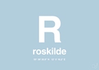 plakat: byplakat roskilde med koordinater - heavenly blue-Byer-A1two3