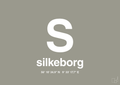 plakat: byplakat silkeborg med koordinater - battleship gray-Byer-A1two3