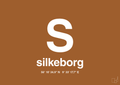 plakat: byplakat silkeborg med koordinater - cognac-Byer-A1two3