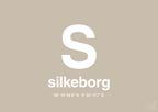 plakat: byplakat silkeborg med koordinater - creamy mushroom-Byer-A1two3