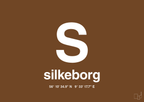 plakat: byplakat silkeborg med koordinater - dark brown-Byer-A1two3