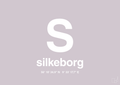 plakat: byplakat silkeborg med koordinater - dusty lilac-Byer-A1two3