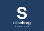 plakat: byplakat silkeborg med koordinater - lapis blue-Byer-A1two3
