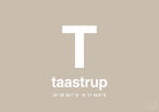 plakat: byplakat taastrup med koordinater - creamy mushroom-Byer-A1two3