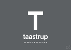 plakat: byplakat taastrup med koordinater - graphic charcoal-Byer-A1two3