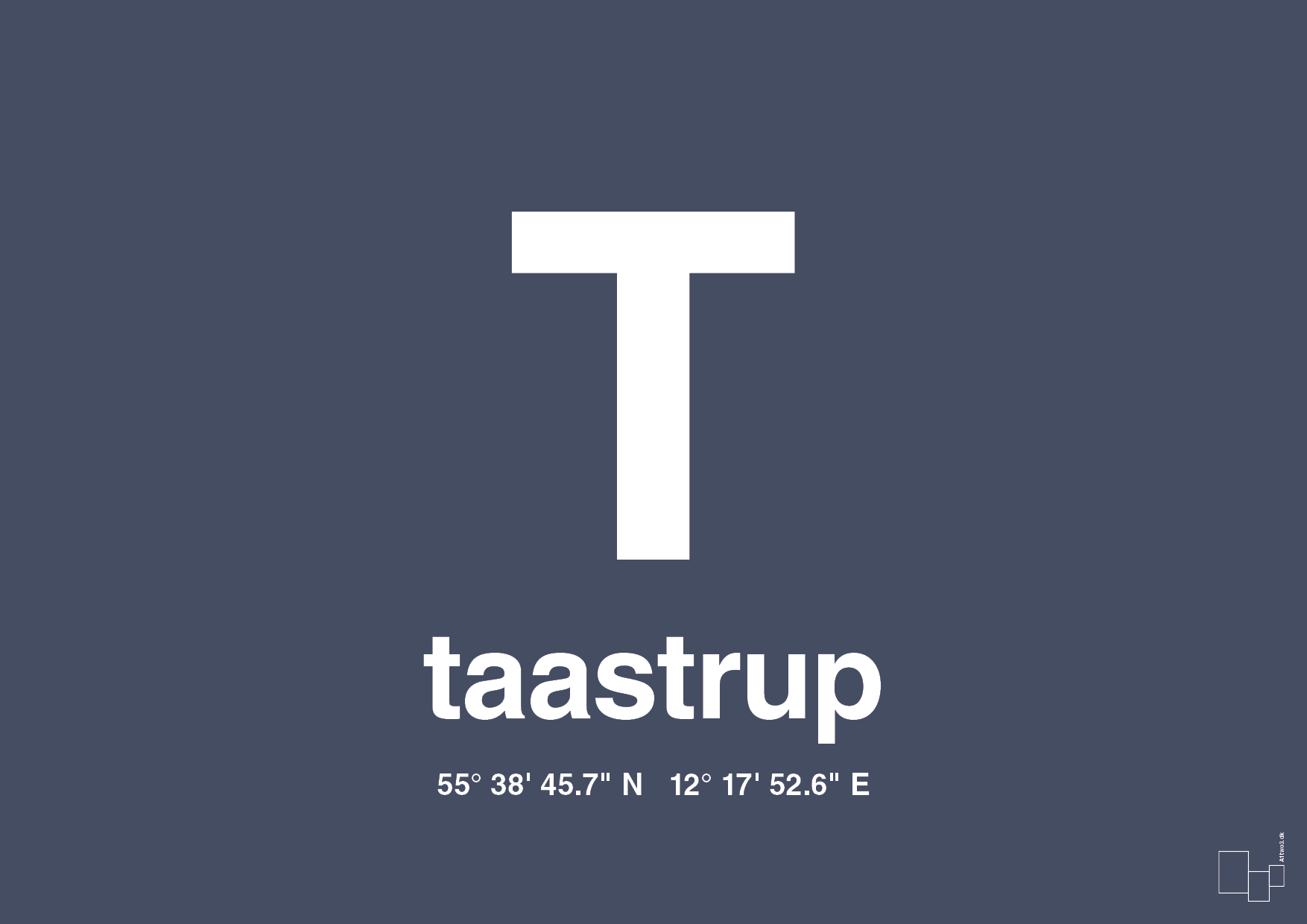 Byplakat taastrup med koordinater - petrol-Byer-A1two3