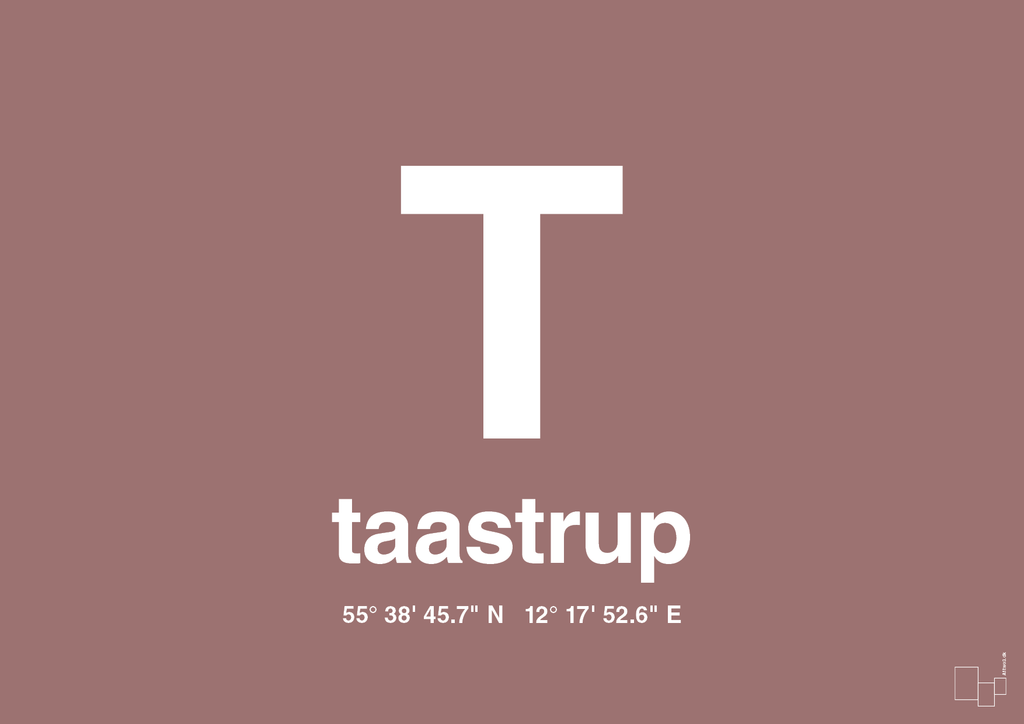 plakat: byplakat taastrup med koordinater - plum-Byer-A1two3