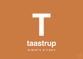 plakat: byplakat taastrup med koordinater - rumba orange-Byer-A1two3