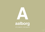plakat: byplakat aalborg med koordinater - back to nature-Byer-A1two3