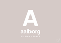 plakat: byplakat aalborg med koordinater - broken beige-Byer-A1two3