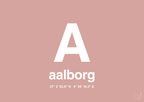 plakat: byplakat aalborg med koordinater - bubble shell-Byer-A1two3