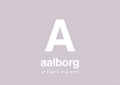 plakat: byplakat aalborg med koordinater - dusty lilac-Byer-A1two3