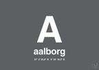 plakat: byplakat aalborg med koordinater - graphic charcoal-Byer-A1two3