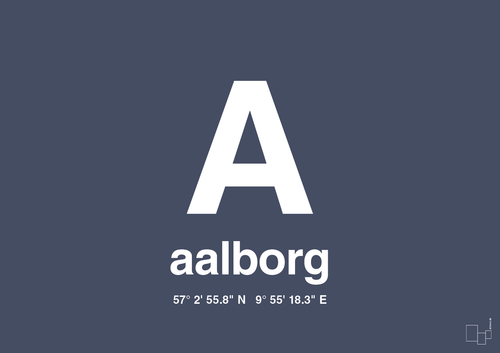 Byplakat aalborg med koordinater - petrol-Byer-A1two3