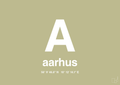 plakat: byplakat aarhus med koordinater - back to nature-Byer-A1two3