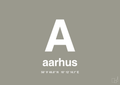 plakat: byplakat aarhus med koordinater - battleship gray-Byer-A1two3