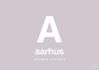 plakat: byplakat aarhus med koordinater - dusty lilac-Byer-A1two3