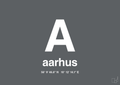 plakat: byplakat aarhus med koordinater - graphic charcoal-Byer-A1two3