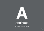plakat: byplakat aarhus med koordinater - graphic charcoal-Byer-A1two3