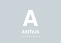 plakat: byplakat aarhus med koordinater - light drizzle-Byer-A1two3