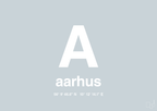 plakat: byplakat aarhus med koordinater - light drizzle-Byer-A1two3