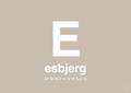 plakat: byplakat esbjerg med koordinater - creamy mushroom-Byer-A1two3