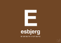 plakat: byplakat esbjerg med koordinater - dark brown-Byer-A1two3