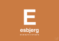 plakat: byplakat esbjerg med koordinater - rumba orange-Byer-A1two3
