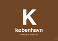 plakat: byplakat københavn med koordinater - dark brown-Byer-A1two3