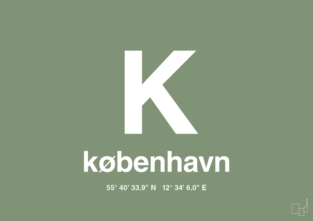 plakat: byplakat københavn med koordinater - jade-Byer-A1two3