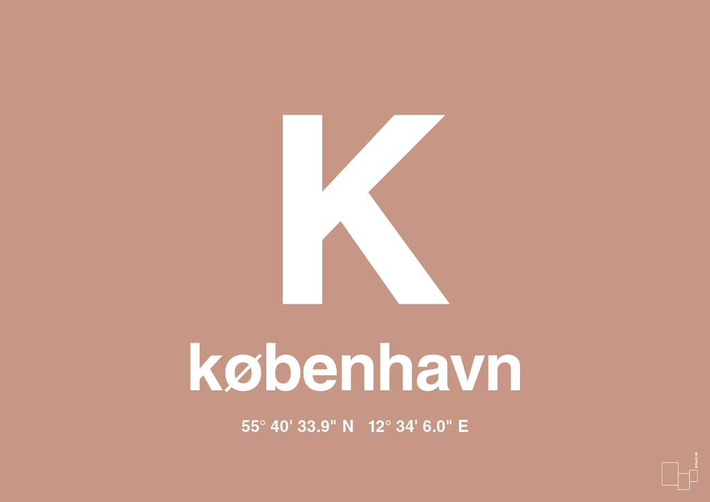 plakat: byplakat københavn med koordinater - powder-Byer-A1two3