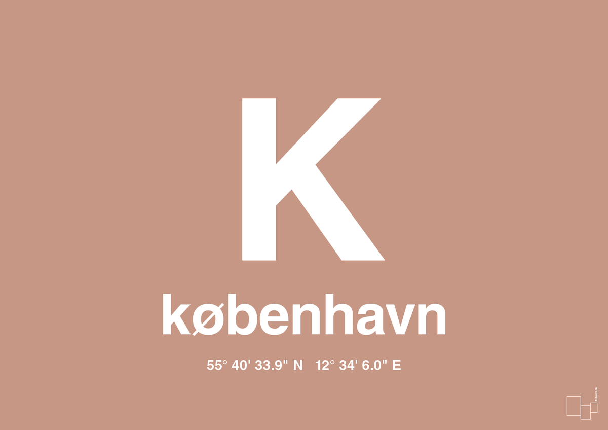 plakat: byplakat københavn med koordinater - powder-Byer-A1two3
