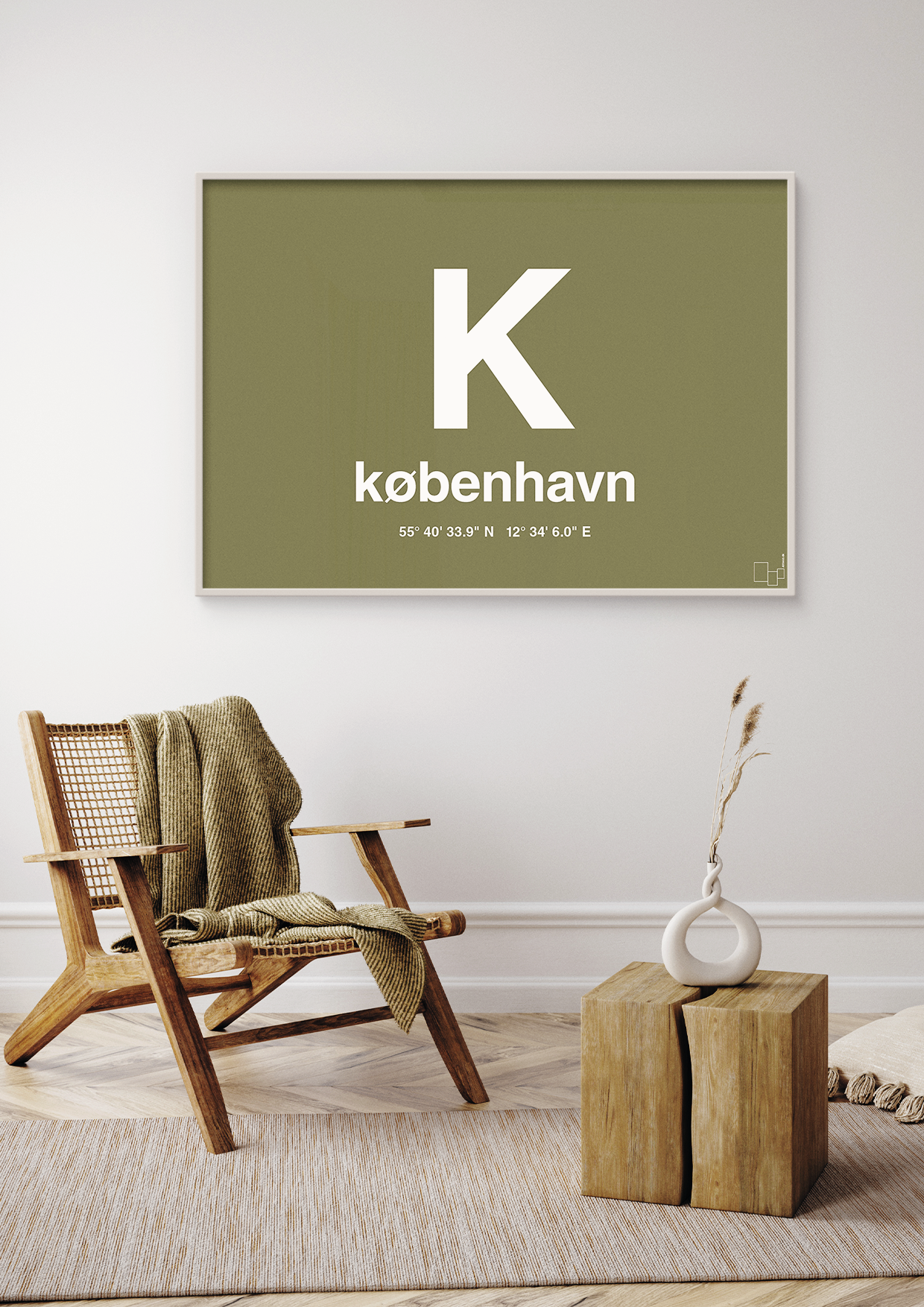 plakat: byplakat københavn med koordinater - bubble shell-Byer-A1two3