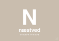 plakat: byplakat næstved med koordinater - creamy mushroom-Byer-A1two3