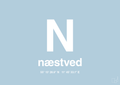 plakat: byplakat næstved med koordinater - heavenly blue-Byer-A1two3