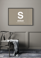 plakat: byplakat skibet med koordinater - cider spice-Byer-A1two3
