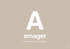 plakat: byplakat amager med koordinater - creamy mushroom-Byer-A1two3