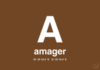 plakat: byplakat amager med koordinater - dark brown-Byer-A1two3