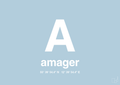 plakat: byplakat amager med koordinater - heavenly blue-Byer-A1two3