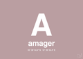 plakat: byplakat amager med koordinater - light rose-Byer-A1two3