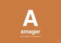 plakat: byplakat amager med koordinater - rumba orange-Byer-A1two3