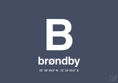 Byplakat brøndby med koordinater - petrol-Byer-A1two3