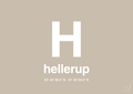 plakat: byplakat hellerup med koordinater - creamy mushroom-Byer-A1two3